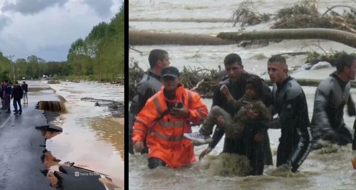 Kırklareli’nde sel nedeniyle dereler taştı: 2 ölü, 4 kayıp