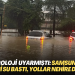 Meteoroloji şiddetli yağış uyarısı yapmıştı: Samsun’da ev ve işlerini su bastı, yollar nehire dönüştü
