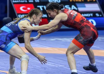 Milli sporcu Evin Demirhan, Dünya Güreş Şampiyonası'nda repesaj hakkı kazandı