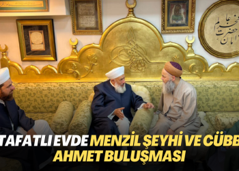 Şatafatlı evde Menzil şeyhi ve Cübbeli Ahmet buluşması