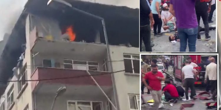 Şirinevler’de 5 katlı binada patlama: 2 ölü, 3 yaralı