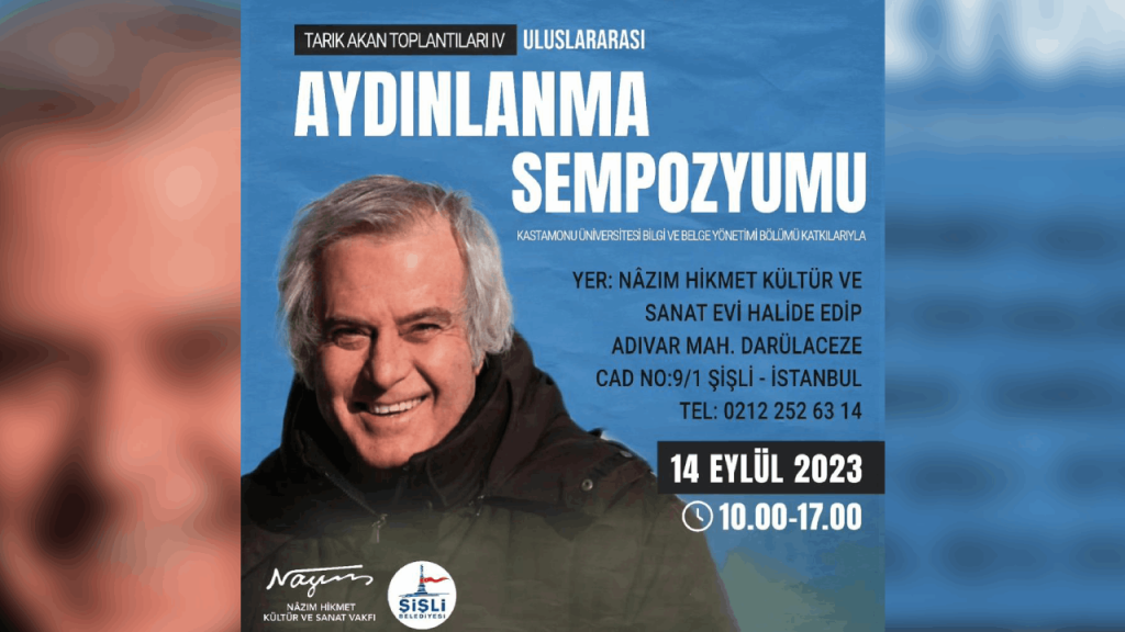 Tarık Akan Toplantıları IV'ün konusu 'Aydınlanma' olarak belirlendi: Etkinliğin günü 14 Eylül olarak açıklandı