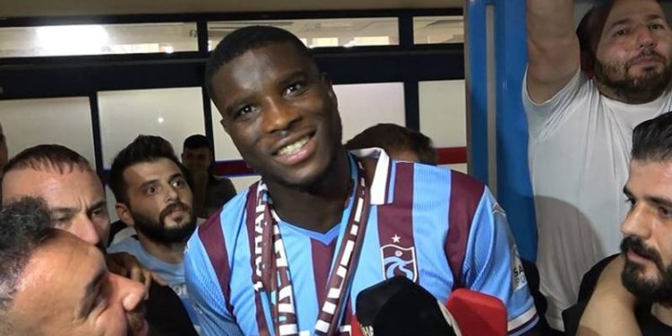 Trabzonspor'un yeni transferi Paul Onuachu şehre geldi