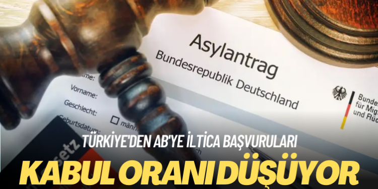 Türkiye’den AB’ye iltica başvurularında kabul oranı düşüyor