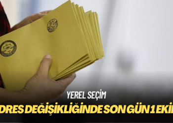 Yerel seçim için adres değişikliğinde son gün 1 Ekim
