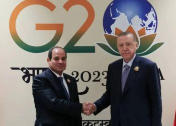 Zirveden yeni fotoğraf: Erdoğan, Sisi ile ikinci kez el sıkıştı