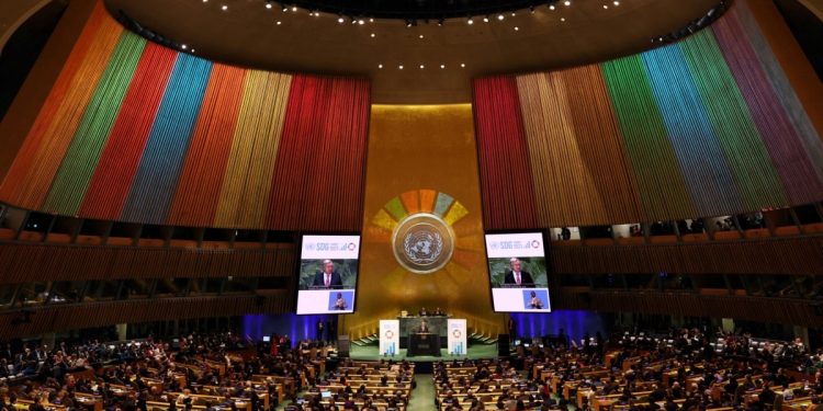 Erdoğan BM’deki “gökkuşağı” renklerinden rahatsız oldu: “Guterres’e rahatsızlığımı iletmek istedim”