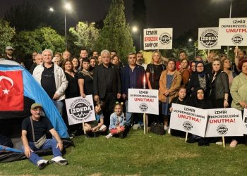 İzmir’de depremin üçüncü yılında karşılanmayan talepler için çadır nöbeti