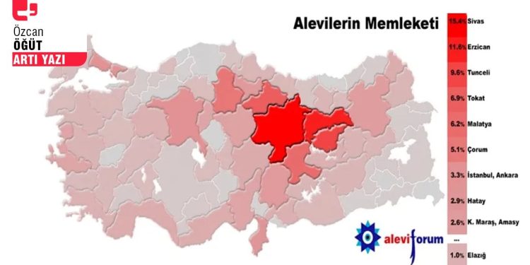 Alevi yerleşimleri ve nüfus haritaları
