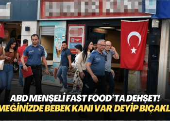 ABD menşeli fast food’ta dehşet! ‘Yemeğinizde bebek kanı var’ deyip çalışanı bıçakladı