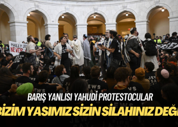 ABD’de Yahudi protestocular kongre üyelerinin odalarını işgal etti