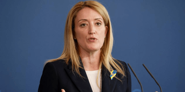 AP Başkanı Metsola, Gazze'nin ciddi insani krizle karşı karşıya olduğunu söyledi