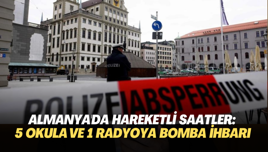 Almanya’da hareketli saatler: 5 okula ve 1 radyoya bomba ihbarı yapıldı