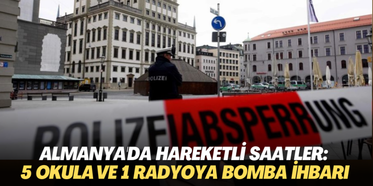 Almanya’da hareketli saatler: 5 okula ve 1 radyoya bomba ihbarı yapıldı
