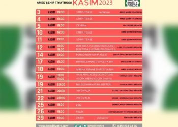 Amed Şehir Tiyatrosu’nun Kasım ayı programı
