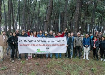 Askeri alanın yapılaşmaya açılmasına karşı eylem