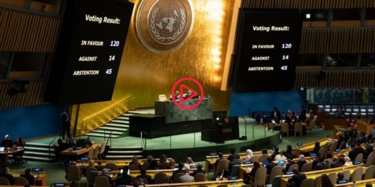 BM Genel Kurulu'ndan Gazze için 'kalıcı insani ateşkes' kararı