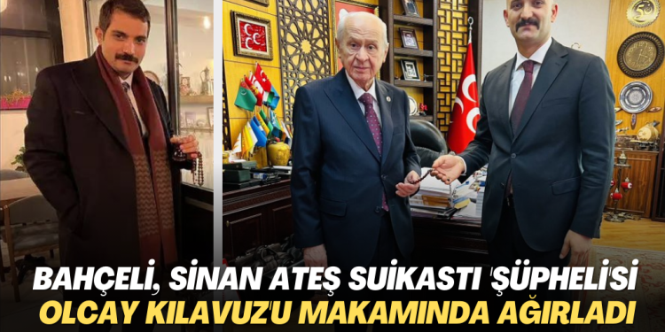 Bahçeli, Sinan Ateş suikastı ‘şüpheli’si Olcay Kılavuz’u makamında ağırladı