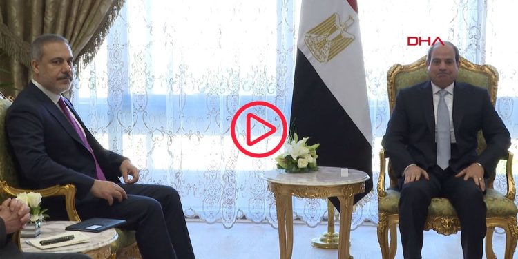 Bakan Fidan, Mısır Cumhurbaşkanı Sisi ile Gazze'yi görüştü