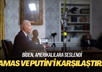 Biden, Amerikalılara seslendi: “Hamas ve Putin’in kazanmasına izin vermeyeceğim”