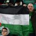 Celtic taraftarları Şampiyonlar Ligi maçında binlerce Filistin bayrağı açtı