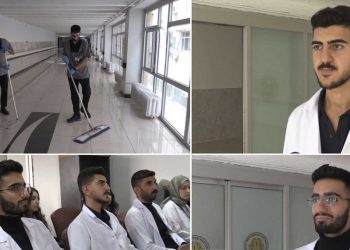 Diyarbakır’da iki tıp öğrencisi hastaneye temizlik personeli olarak atandı