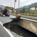 Doğu Karadeniz’de dereler taştı, heyelanlar oluştu, yol 3. kez çöktü