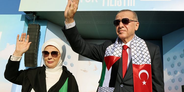 Erdoğan, Filistin mitinginde konuştu: İsrail’i savaş suçlusu ilan edeceğiz