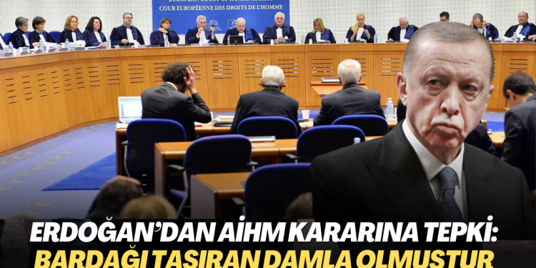 Erdoğan’dan AİHM’in Yalçınkaya kararına tepki: Bardağı taşıran damla olmuştur