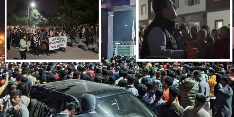 Eylem yapan öğrencilere yurt müdüründen skandal sözler: ‘Korkuyorsan, o zaman asansöre binme’