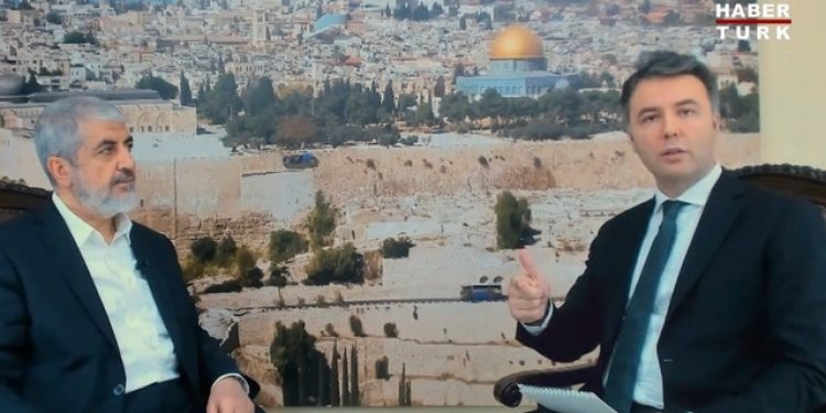 Hamas dış ilişkiler sorumlusu Halid Meşal, Habertürk'e konuştu: Biz operasyonu televizyondan öğrendik