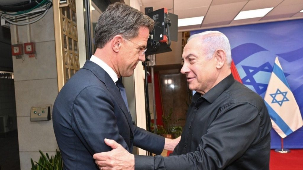 Hollanda Başbakanı Rutte, Netanyahu ile görüştü: Saygı duyuyorum