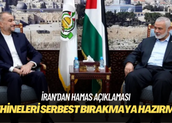 İran: Hamas rehineleri serbest bırakmaya hazır