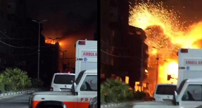 İsrail, Gazze’de Al-Quds Hastanesi yakınını vurdu