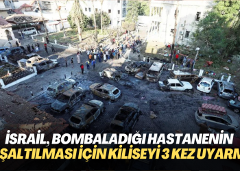 İsrail, bombaladığı hastanenin boşaltılması için Anglikan kilisesini 3 kez uyarmış