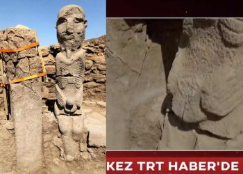 Karahantepe’de bulunan heykelin penisine sansür