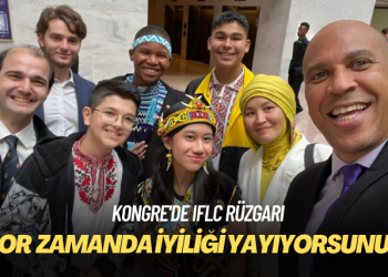 Kongre’de IFLC rüzgarı: Çok zor bir zamanda iyiliği yayıyorsunuz
