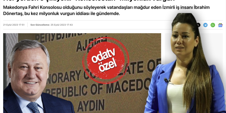 Oda TV İzmir Haber Müdürü Gamze İşler’den işadamına: 5 milyon TL’yi ver, haberi kaldıralım!