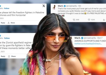Porno yıldızı Mia Khalifa Filistin'e destek verdiği için kovuldu: Ben Lübnanlıyım, lanet olası ucube