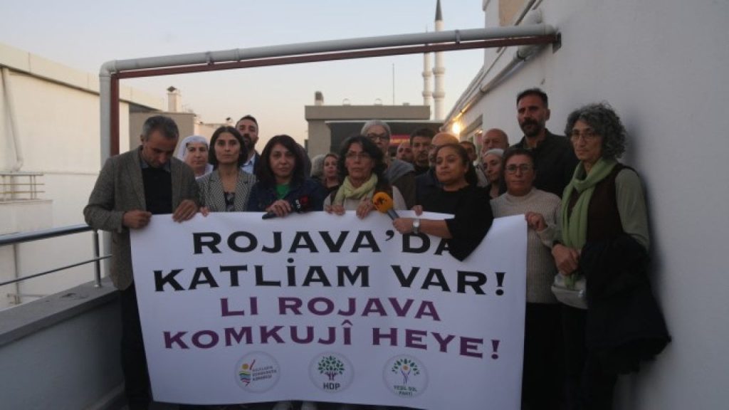 Rojava'ya saldırılar Ankara'da protesto edildi: Onurlu barışı savunuyoruz