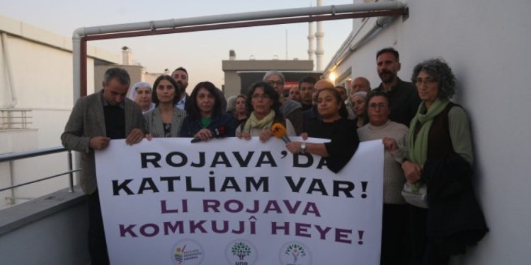 Rojava'ya saldırılar Ankara'da protesto edildi: Onurlu barışı savunuyoruz
