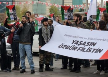 SOL Parti'den Filistin'e destek eylemi