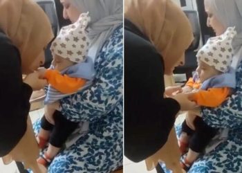 Tutuklanan anne ve babanın 3 aylık Enis bebeğe vedası yürekleri burktu