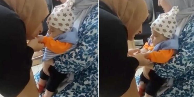 Tutuklanan anne ve babanın 3 aylık Enis bebeğe vedası yürekleri burktu