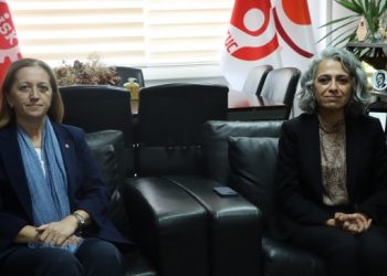 Yeşil Sol Parti Eşsözcüsü Uçar’dan DİSK’e ziyaret