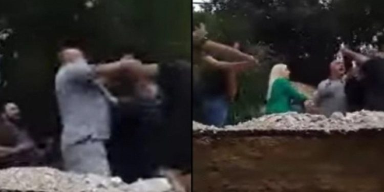 Yunanistan'da Volos Belediye Başkanı, sel mağduruna tokat attı