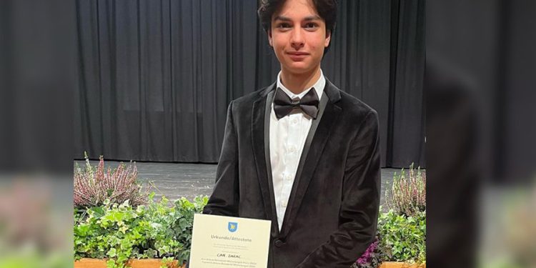 16 yaşındaki piyanist Can Saraç’a İtalya’da ‘Michelangeli’ ödülü verildi