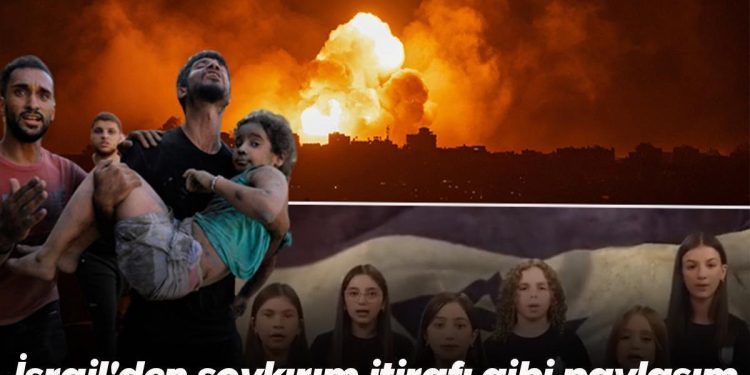 İsrail’den soykırım itirafı gibi paylaşım… Apar topar silindi