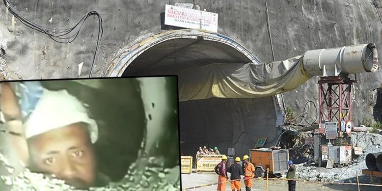 Tünelde mahsur kalmışlardı… Hindistan’daki işçilerden ilk görüntü geldi