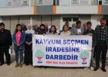 Hezex’te kayyım protestosu: Geldikleri yere dönecekler